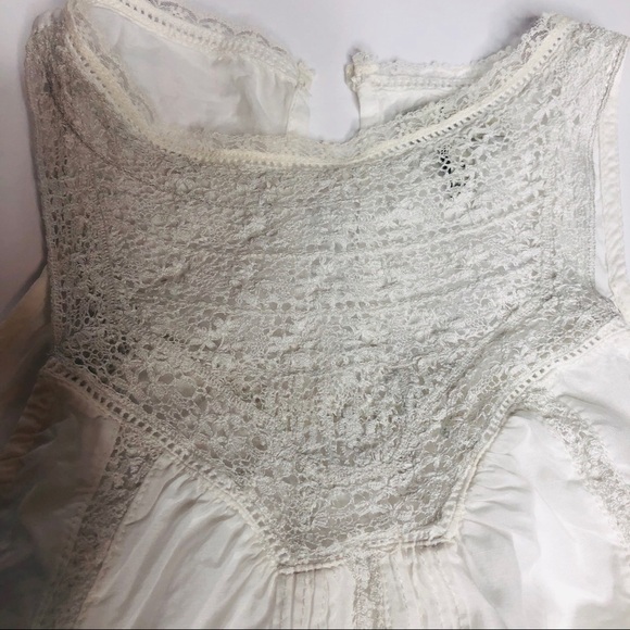 Joie White Lace Trimmed Goddess Tank - Picture 5 of 11